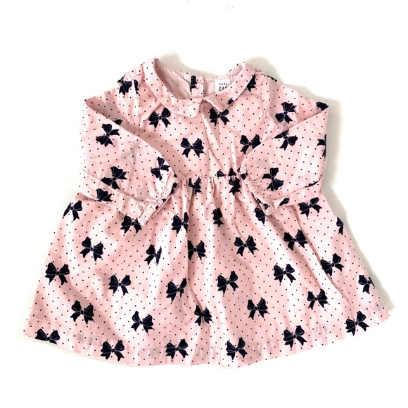 GAP Other - 3/$25 GAP Baby Girl Bow Collared Dress
